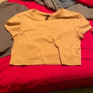 Crop top. Two for one. Medium. Fits like a small